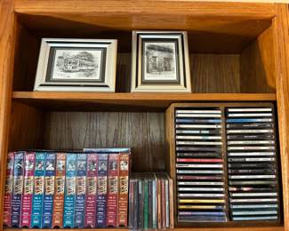 CDs and VHS