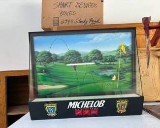 Vintage Michelob "Hole In One" lighted motion beer sign