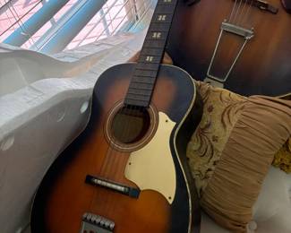 Vintage Stella parlor guitar