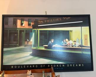 Lighted Art- Boulevard of Broken Dreams by Gottfried Helnwein