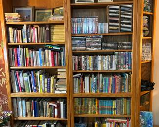 Large selection of books and media
