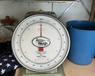 Accu-weigh vintage scale