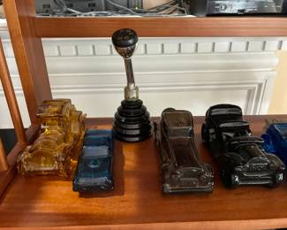 Avon perfume bottle collection in various shapes