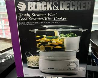 Black & Decker Food Steamer/ Rice Cooker in box