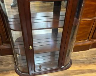 Wood and glass display case (tabletop size)