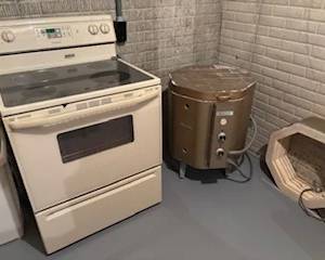electric range & kiln