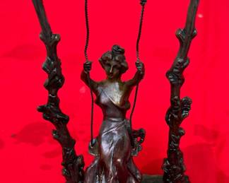 Bronze Seing Sculpture 