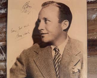 Bing Crosby Autograph 