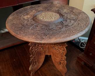 Carved Mahogany Table