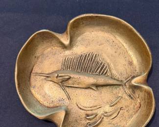 Heavy Brass Ashtray