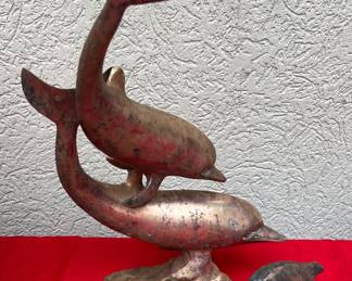 Brass Dolphins 