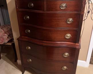 Mahogany Chest on Chest
