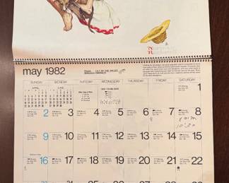 1982 Mt. Olive callendar
