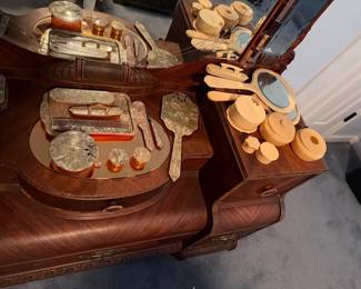 Bakelite & Celluloid Dresser Sets