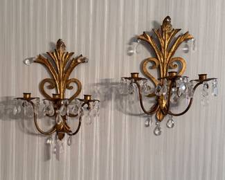 Pair Wall Sconces