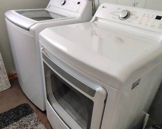 Nice modern washer and dryer units