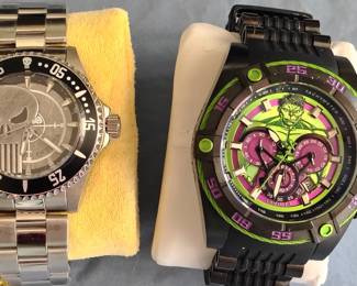 Invicta Punisher and Invicta Hulk mens watches  new