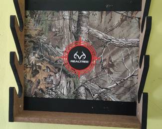 Several realtree gun racks.