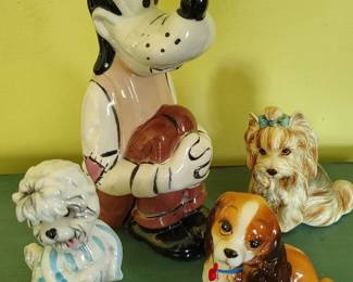 Vintage disney and porcelain.