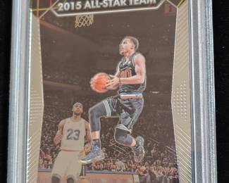 Steph Curry Panini Prizm #346 psa gem 10 rare card