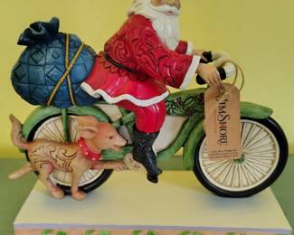 Jim Shore biker santa