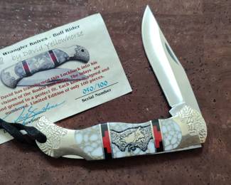David Yellowhorse custom #50 /100 custom buck knife