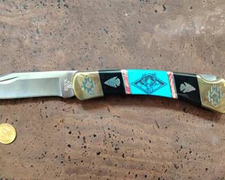 Buck Custom David Yellowhorse custom knife (highly collectible buck custom knife)