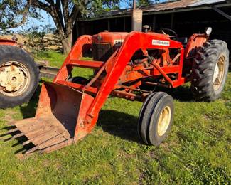 1966 Allis Chalmers D-17 Series IV Tractor, AC Front Loader, Dual Hyd. Snap-Coupler Hitch, 16.9X28 Rear Tires, Like New Front Tires, 5393 Hours, Serial #84037