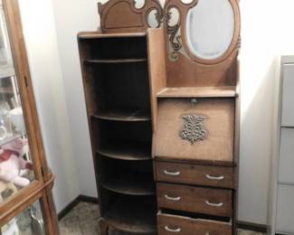 Antique Drop Front Secretary