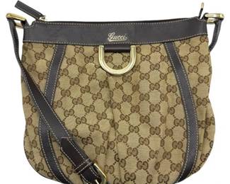 Gucci GG Canvas Sukey Crossbody Shoulder Bag