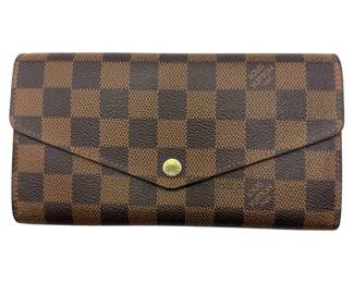 Louis Vuitton Damier Ebene Sarah Wallet