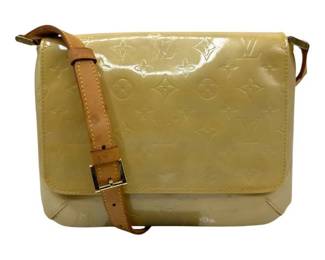 Louis Vuitton Beige Vernis Monogram Thompson Street Shoulder Bag