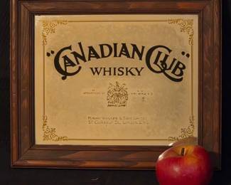 Canadian Club Advertising Mirror Sign