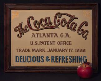 Coca Cola Advertising Mirror Sign