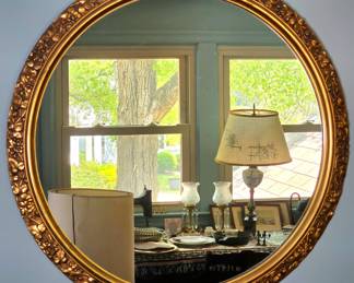Gold Gilt Mirror Round Mirror