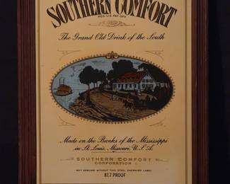 Southern Comfort Advertising Mirror Sign