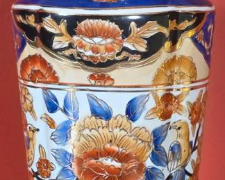 Imari Vase Lamp Famille Rose Asian Chinese Porcelain