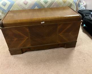 Waterfall cedar chest
