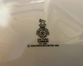 Backstamp on Royal Doulton china