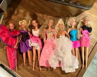 Vintage Barbie dolls