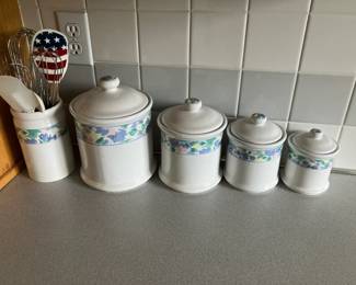 RS canister set (matches Vitromaster "Waikiki" stoneware)