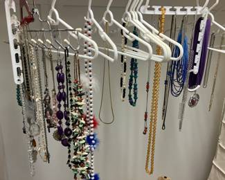 Costume jewelry necklaces