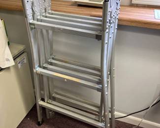 H. W. Inc. multi-purpose folding aluminum ladder