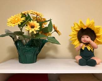 Sunflowers, sunflower doll