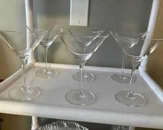 Set of 6 Waterford marguerita glasses