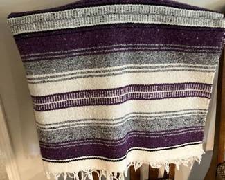 Hand woven blanket