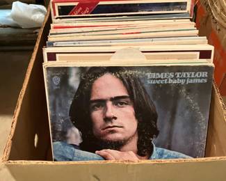 Vintage 33rpm records