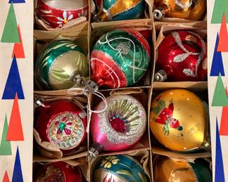 Just a few of the gorgeous vintage ornaments!