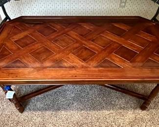 Henredon wood coffee table