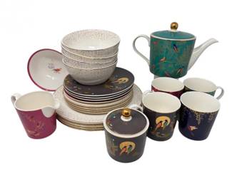 81 SaraMillerLondonPortmeirionTeapotMugsPlatesBowls